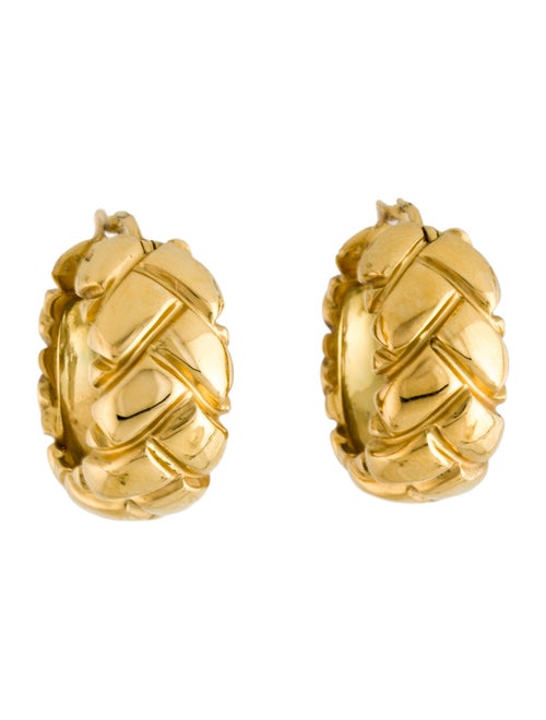 Missoma Lucy Williams Chunky Waffle Hoop Earrings