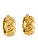 Missoma Lucy Williams Chunky Waffle Hoop Earrings