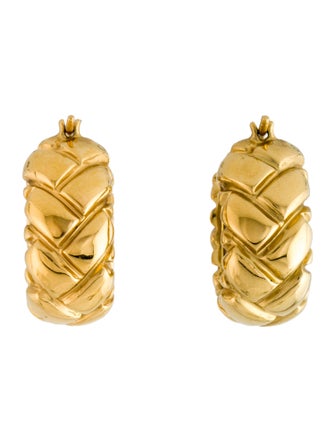 Missoma Lucy Williams Chunky Waffle Hoop Earrings
