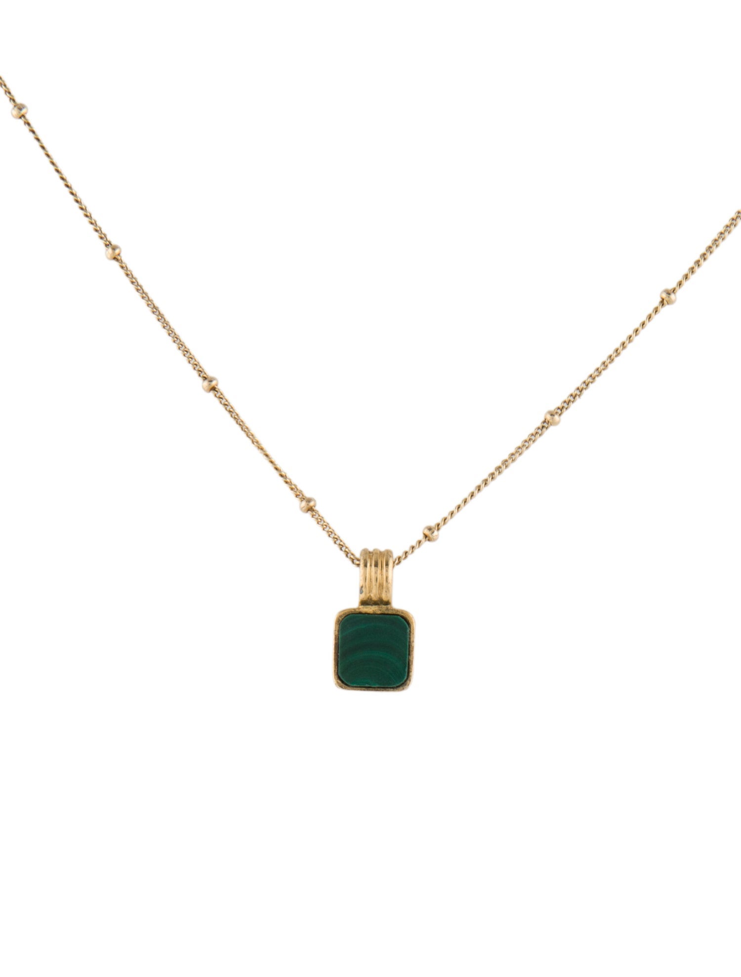Missoma Lucy Williams Square Pendant Necklace