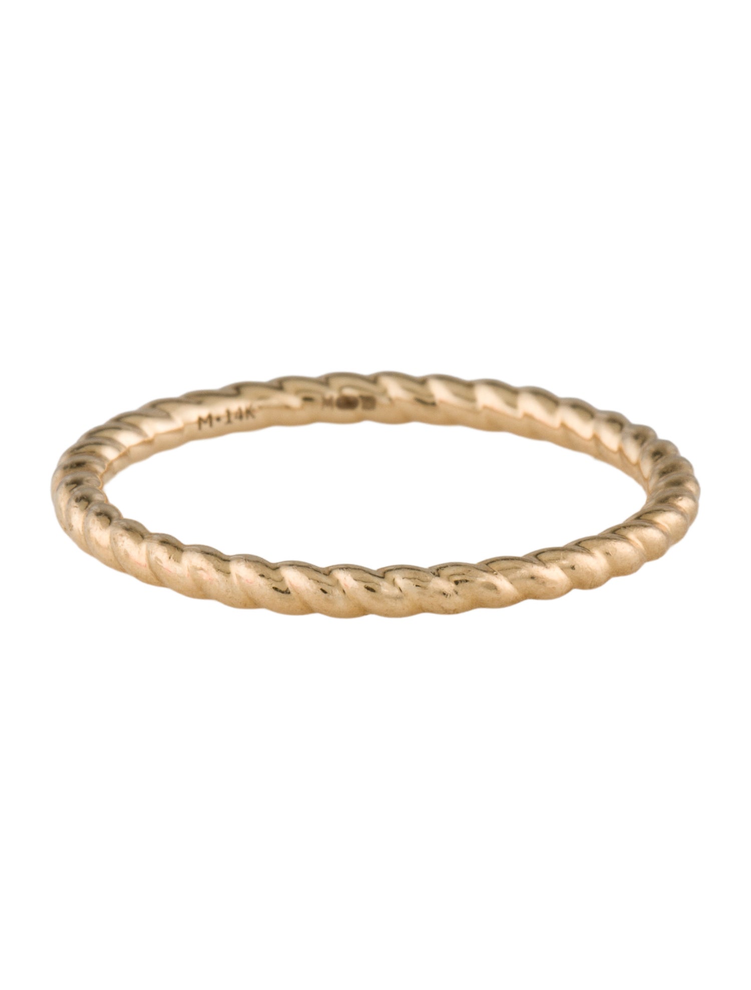 Missoma 14K Fine Rope Ring