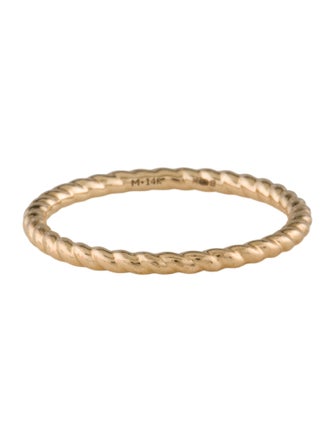 Missoma 14K Fine Rope Ring