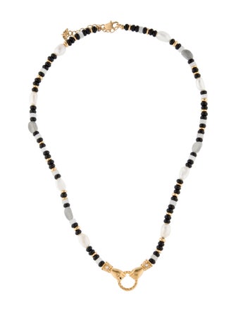 Missoma Pearl Harris Reed In Good Hands Beaded Necklace