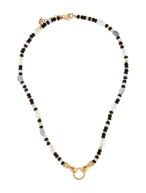Missoma Pearl Harris Reed In Good Hands Beaded Necklace