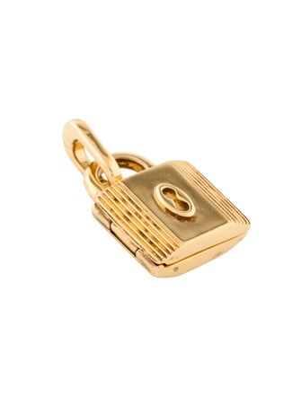 Missoma Ridge Padlock Locket Clip-On Pendant