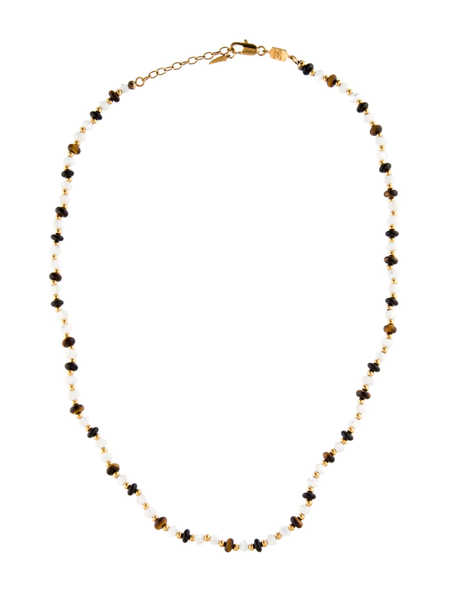 Missoma Mother Of Pearl Save Beaded Necklace