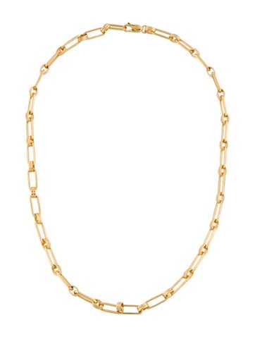 Pre-owned Missoma Chain Link Aegis Necklace, 18.5" In Multi