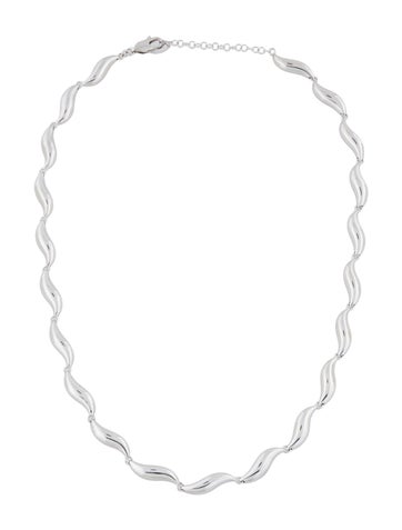 Pre-owned Missoma Chain Link Savi Signature Necklace, 18.25" In Multi