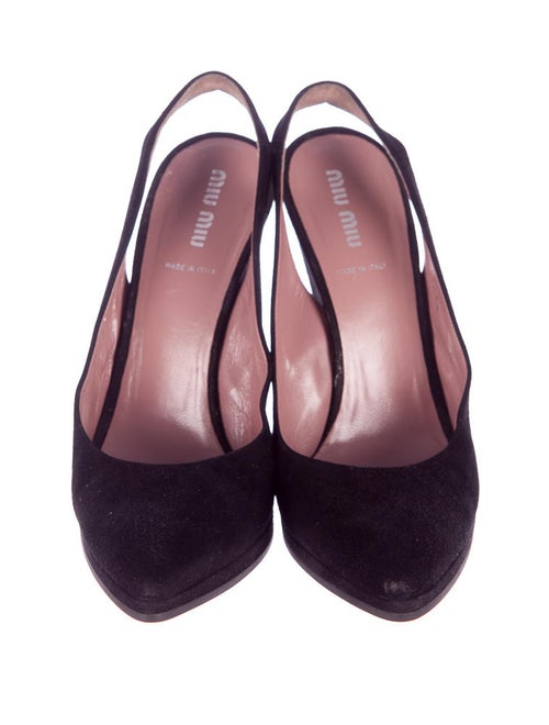 Miu Miu Suede Wedges