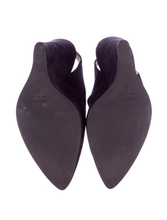 Miu Miu Suede Wedges