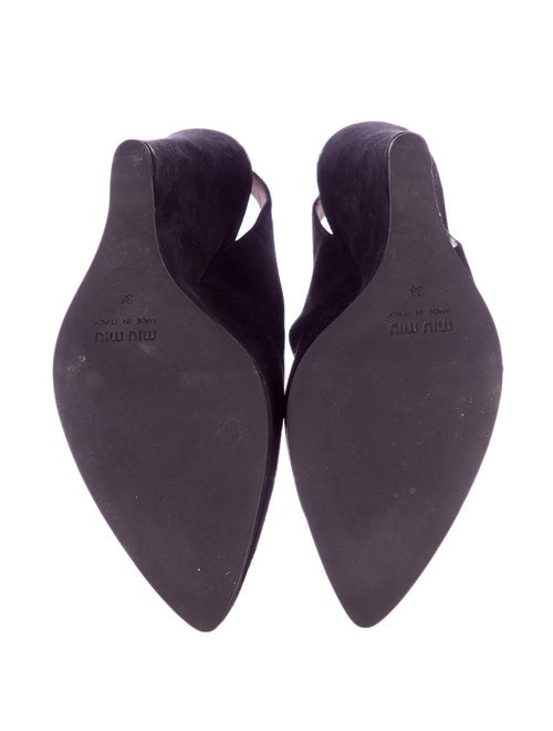 Miu Miu Suede Wedges