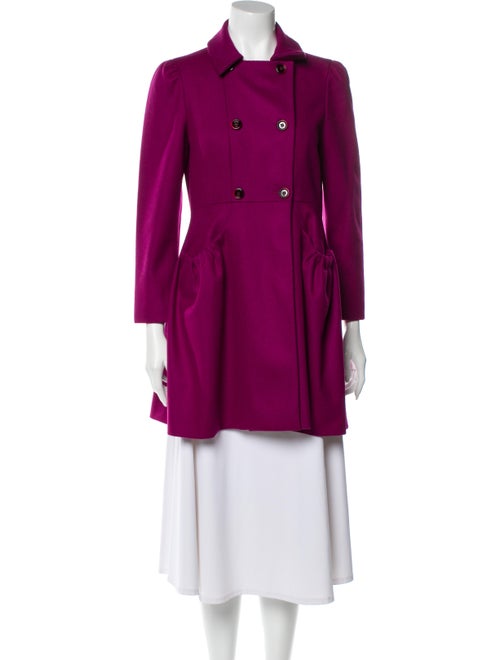 Miu Miu Wool Peacoat Wool