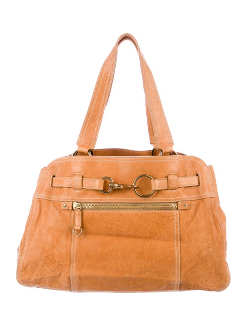 Miu Miu Leather Shoulder Bag brown