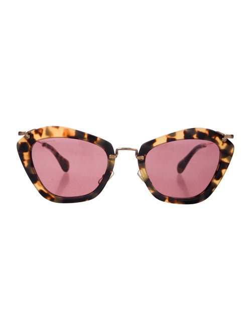 Miu Miu Cat-Eye Tinted Sunglasses