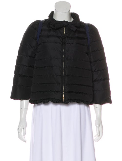 Miu Miu Quilted Down Jacket Black