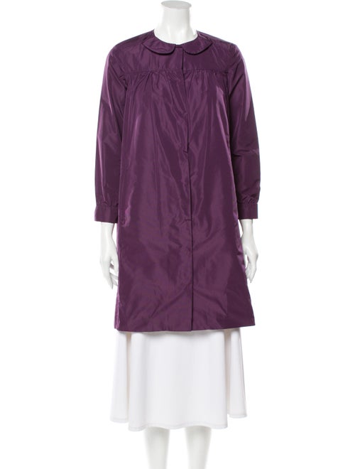 Miu Miu Trench Coat Purple