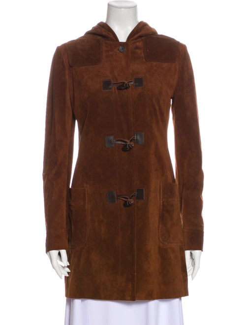 Miu Miu 2008 Leather Coat Brown