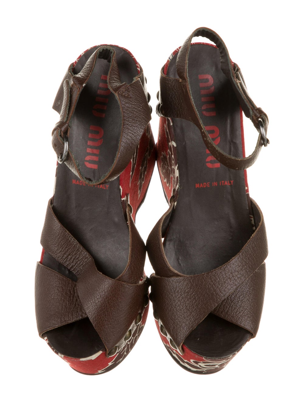miu miu flower sandals
