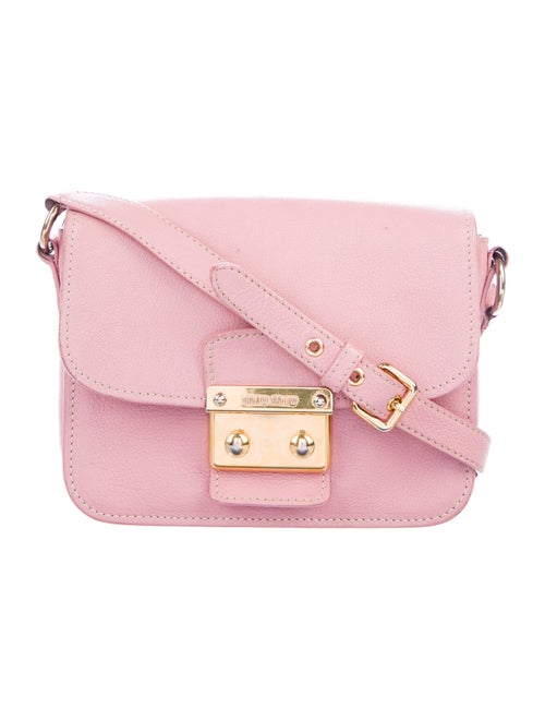 Miu Miu Madras Crossbody Bag Pink