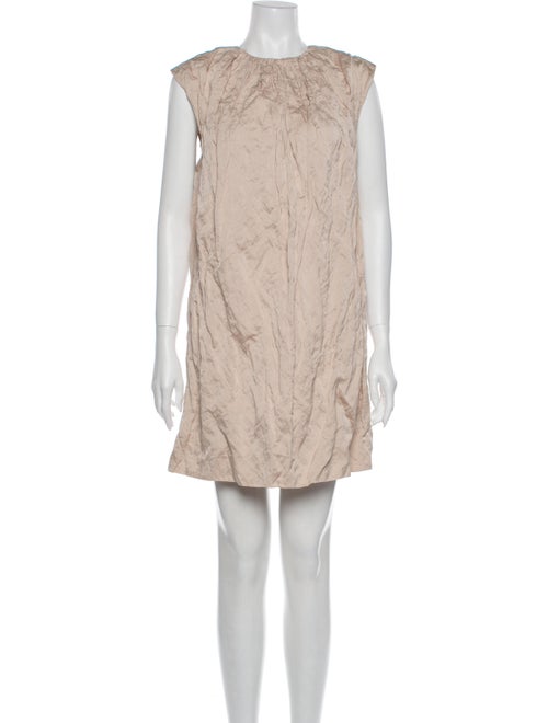 Miu Miu Crew Neck Mini Dress