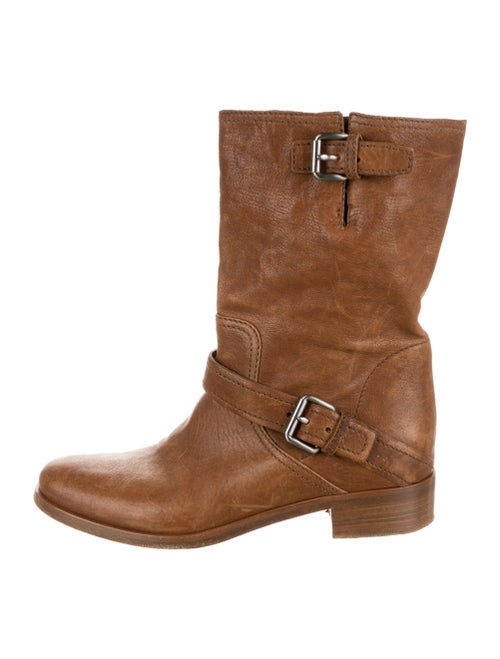 Miu Miu Moto Boots Brown