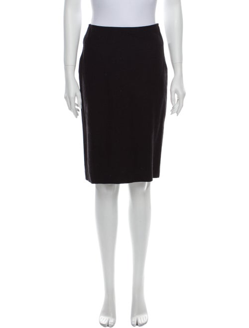 Miu Miu Virgin Wool Knee-Length Skirt Wool