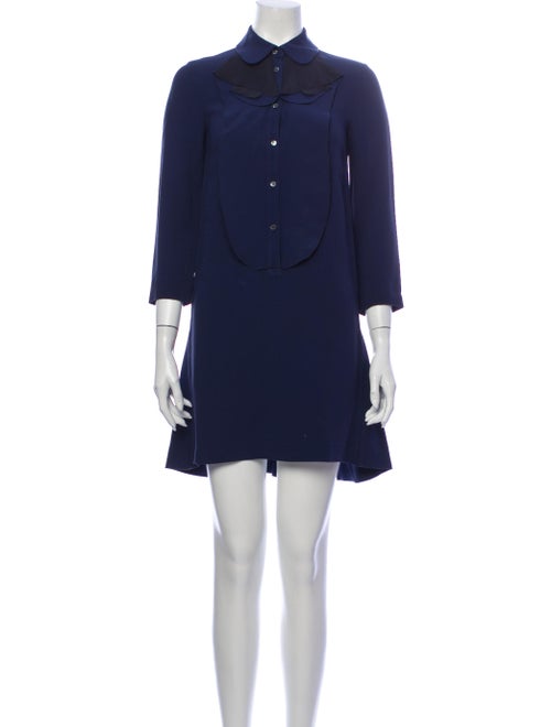 Miu Miu Mini Dress Blue
