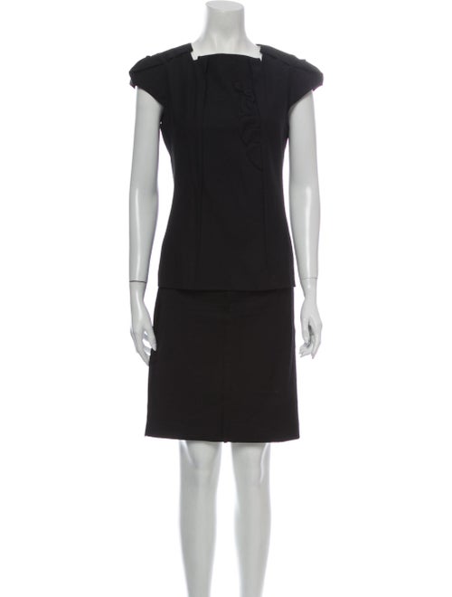 Miu Miu Skirt Set Black