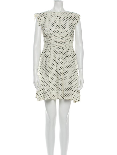 Miu Miu Polka Dot Print Mini Dress