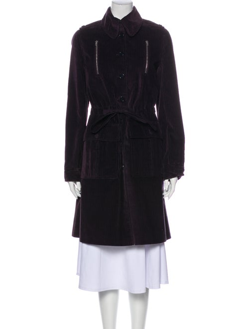 Miu Miu Trench Coat Purple