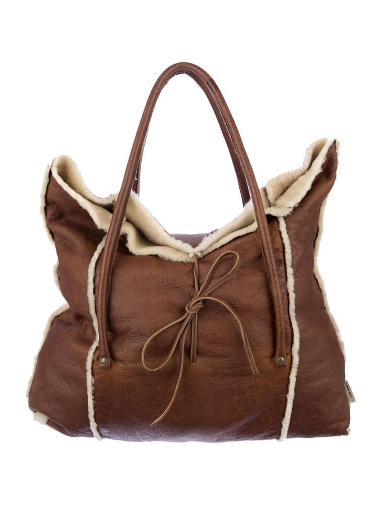 Miu Miu Shearling tote