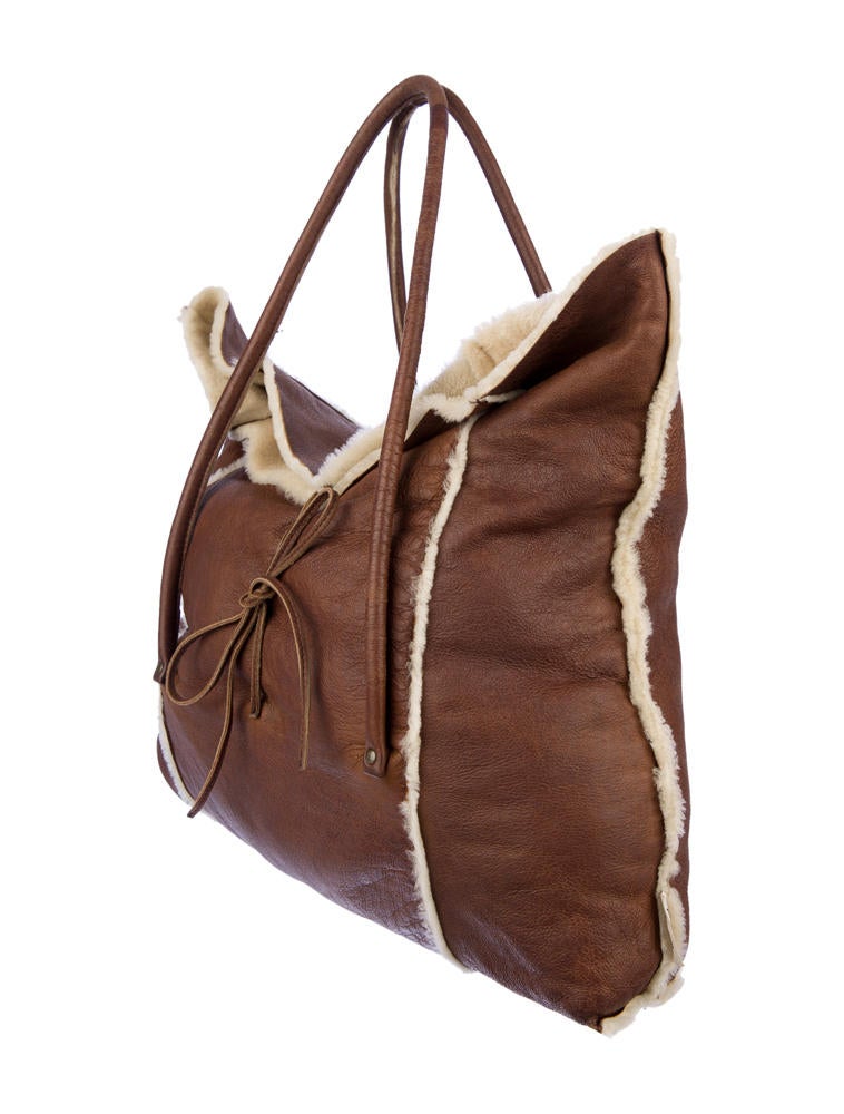 Miu Miu Shearling tote