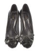 Miu Miu Patent Leather Bow Accents Pumps