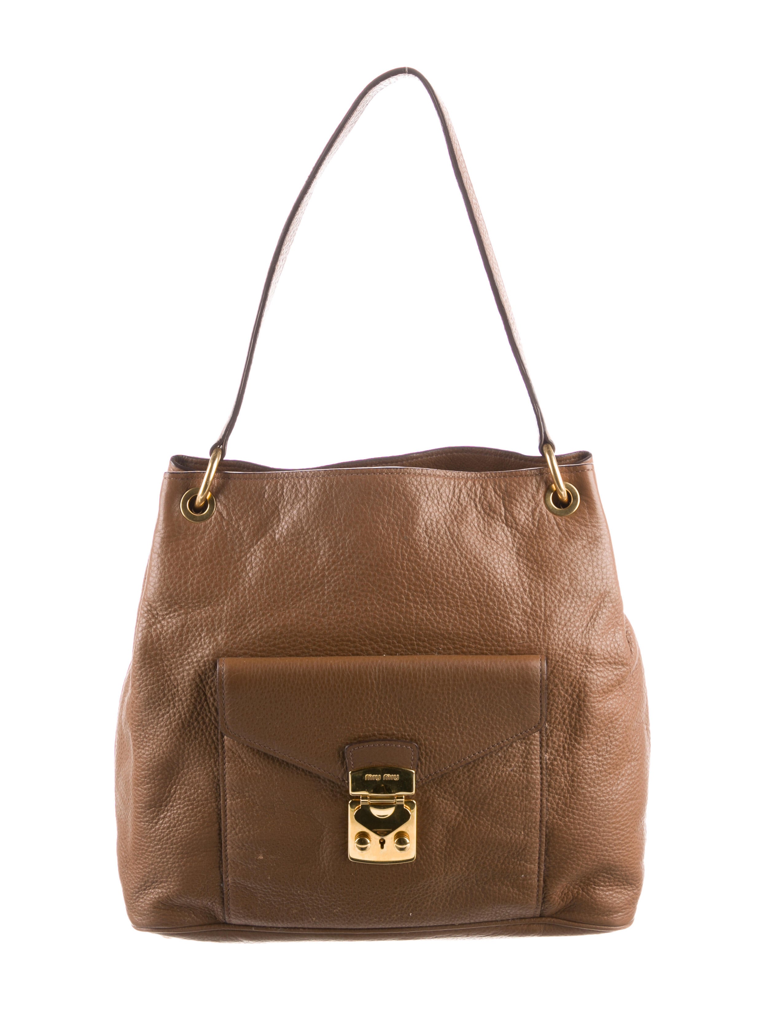 Miu Miu Shoulder Bag Brown Shoulder Bags, Handbags MIU31429 The