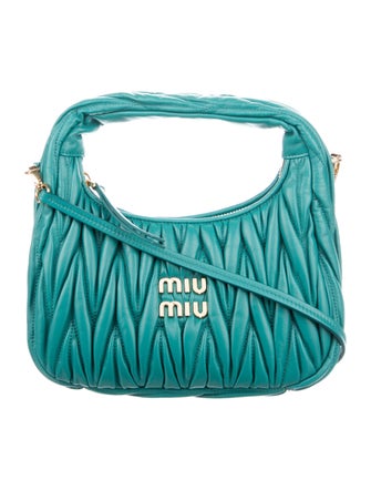 Miu Miu Mini Matelassé Wander Bag