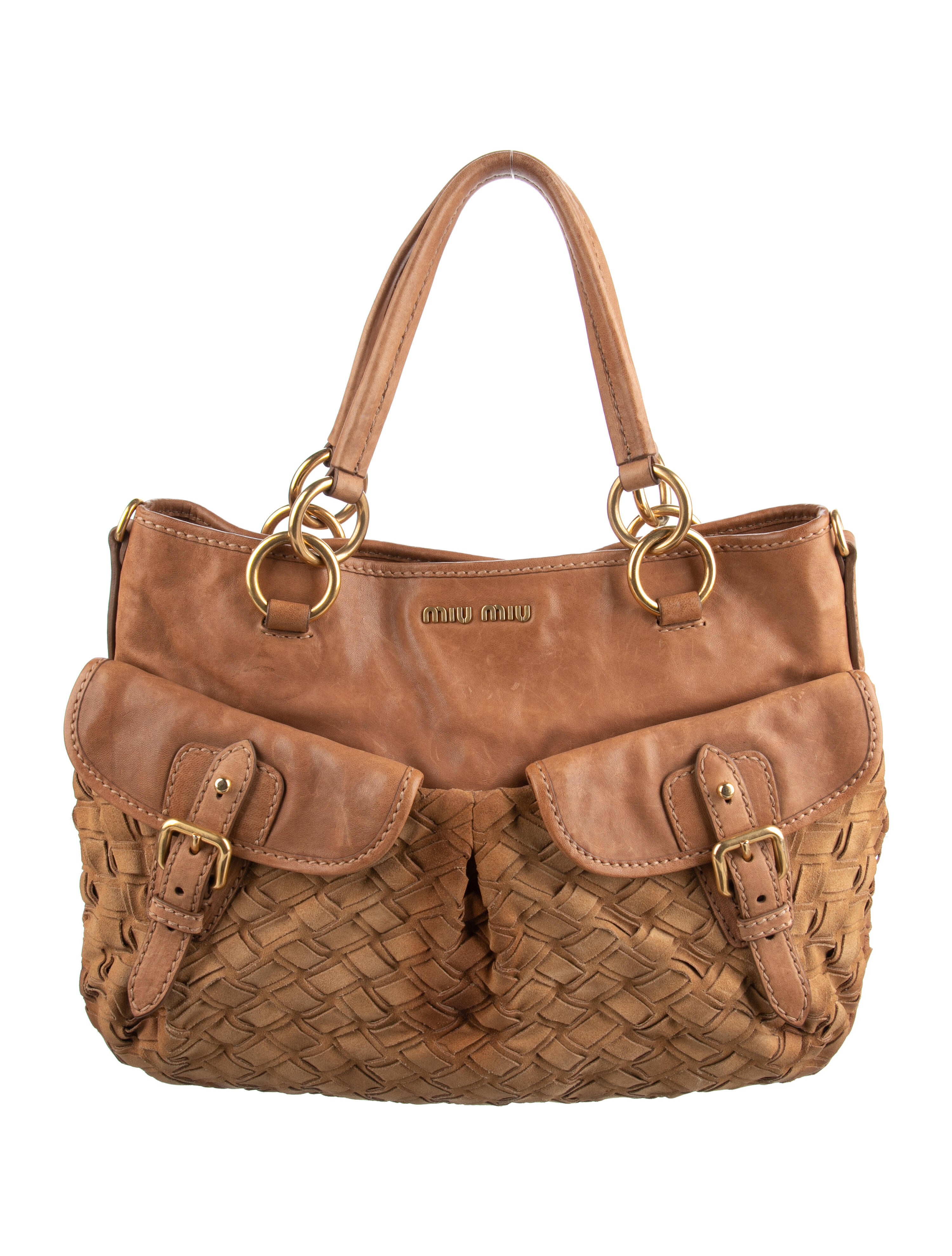 Miu Miu Velvet Shoulder Bag Blue Shoulder Bags, Handbags MIU52352