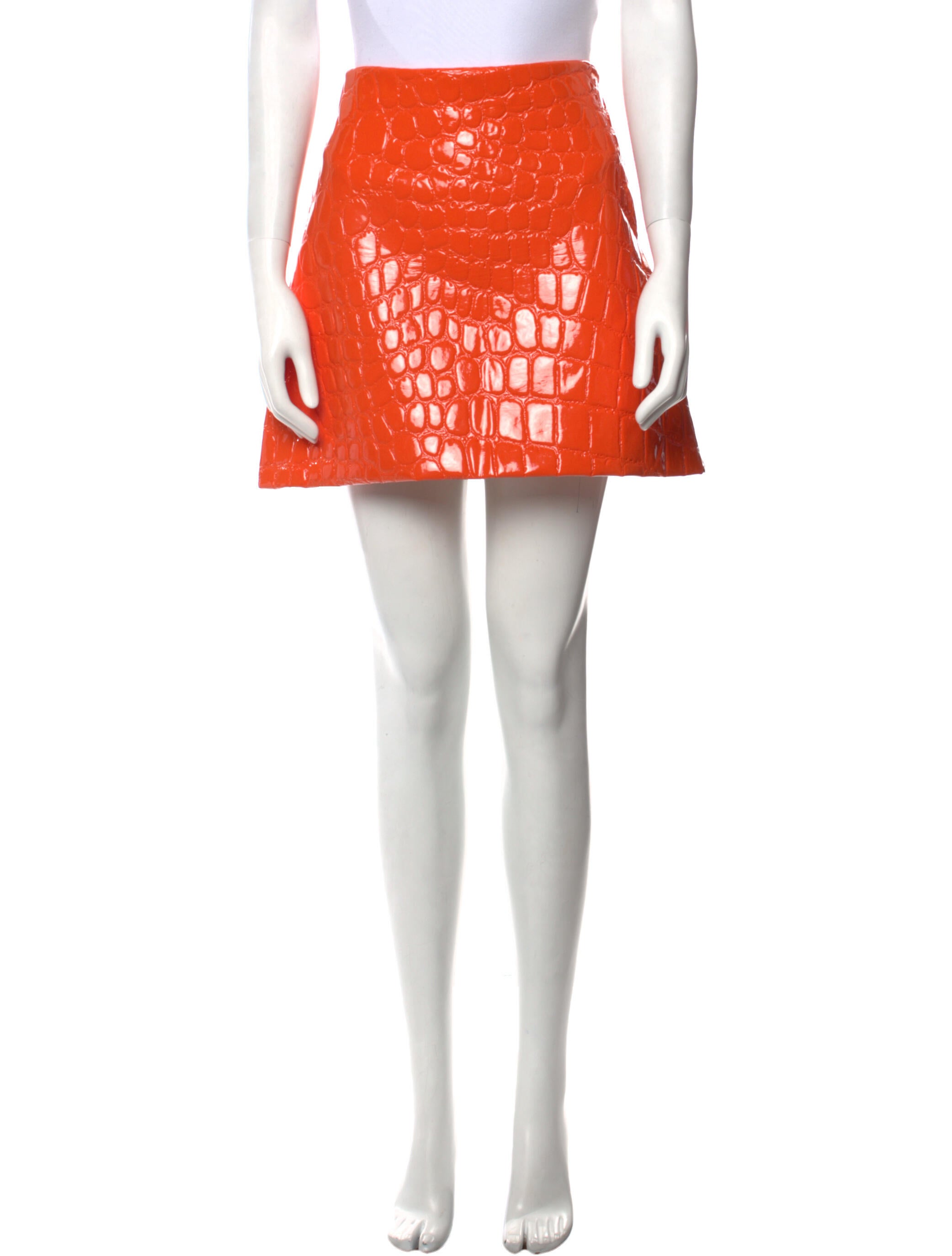 Miu Miu Mini Skirt Orange Skirts, Clothing MIU153277 The RealReal
