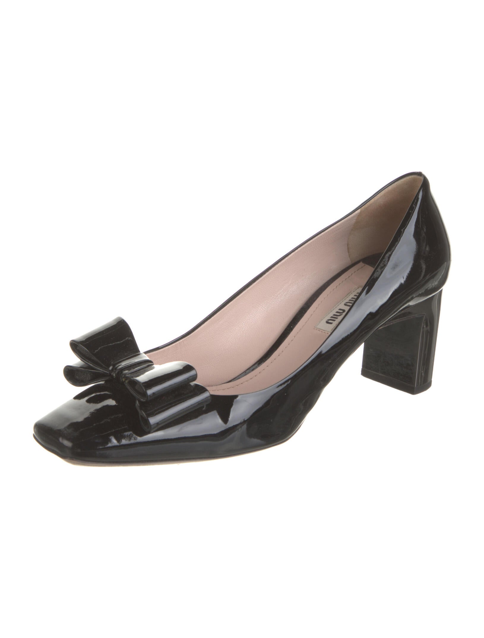 miu miu pumps black