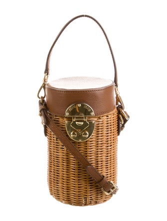 Miu Miu Wicker Mini Crossbody Bag