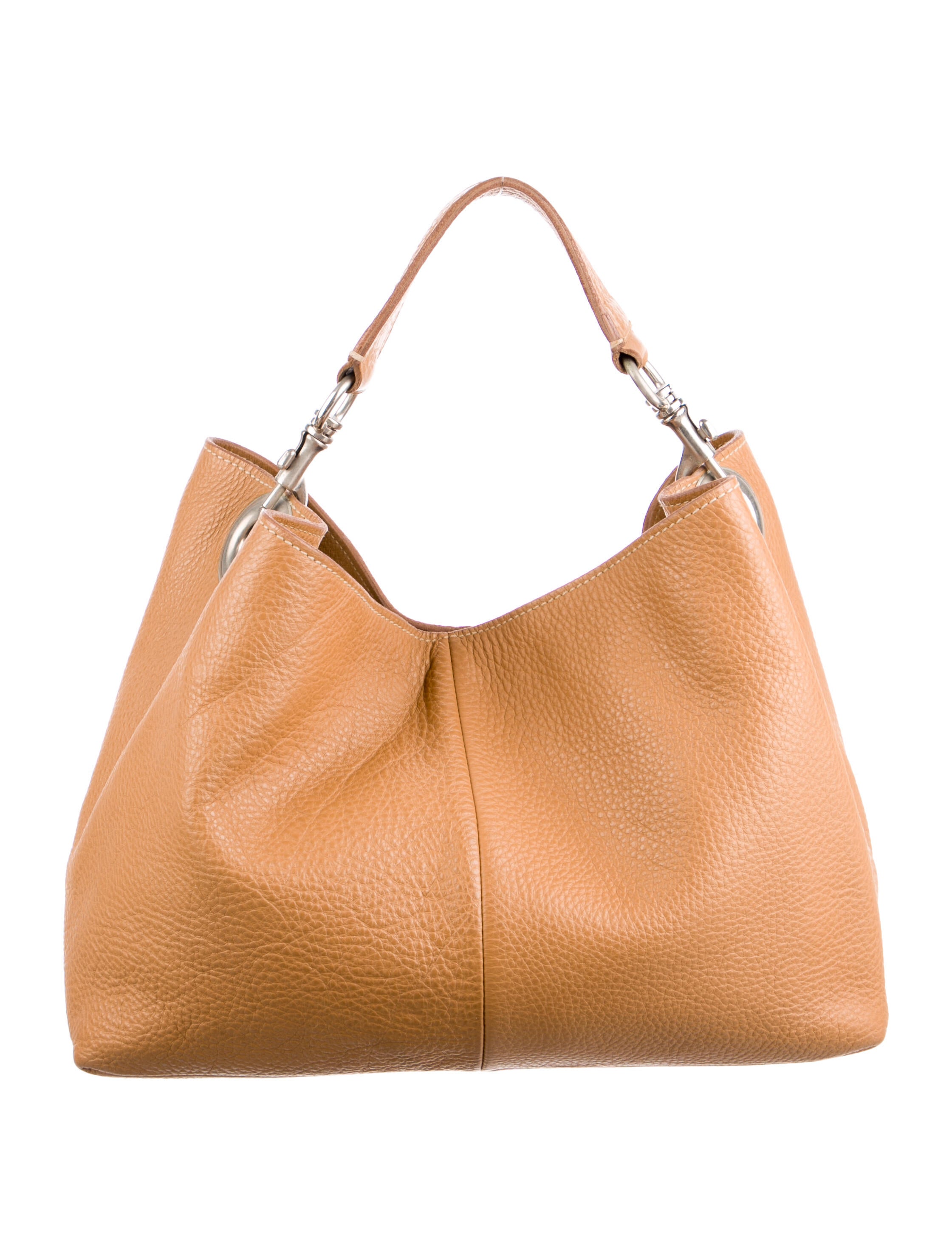 Miu Miu LeatherTrimmed Shoulder Bag Brown Shoulder Bags, Handbags