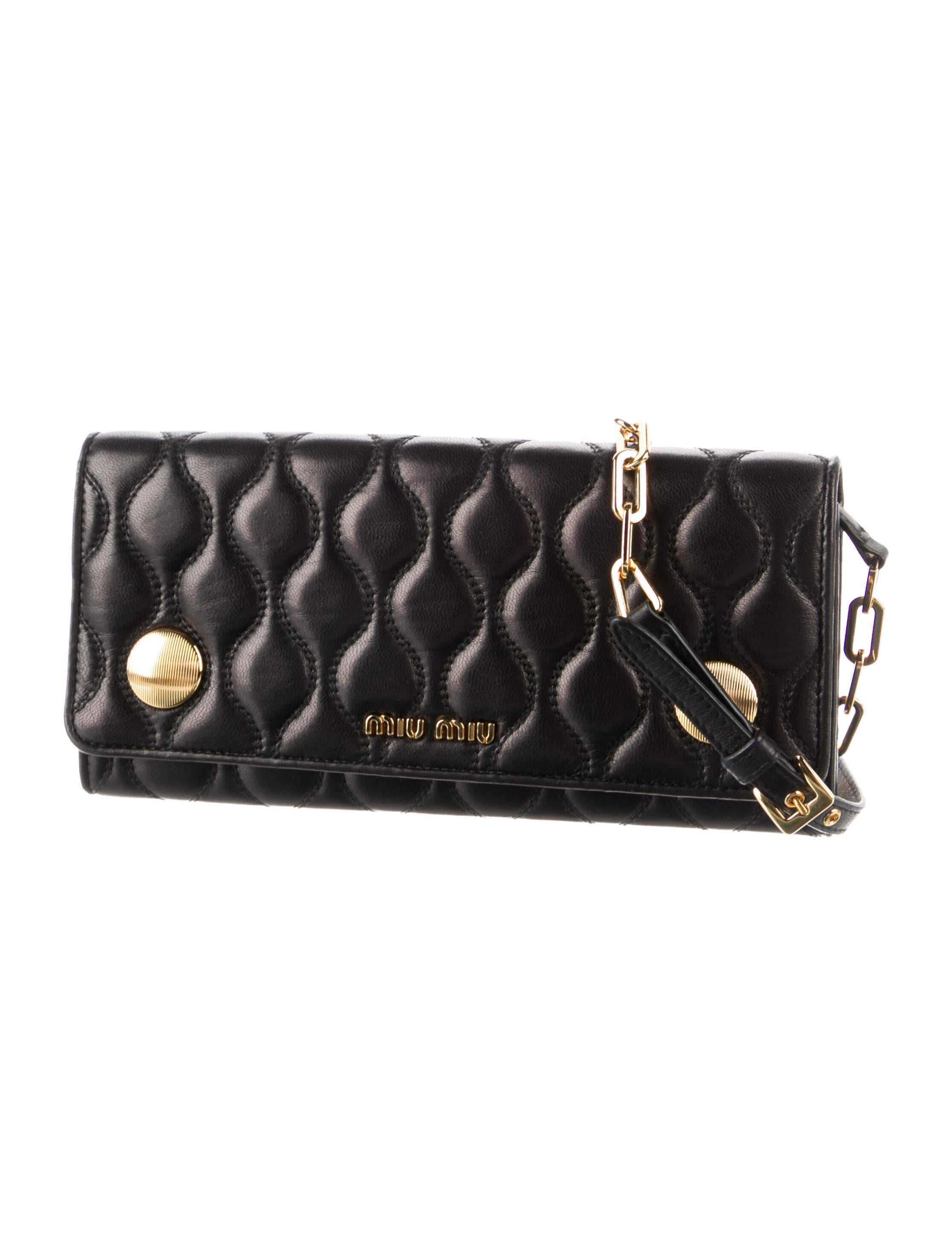 Miu Miu Crossbody Bag Black Crossbody Bags, Handbags MIU25433 The