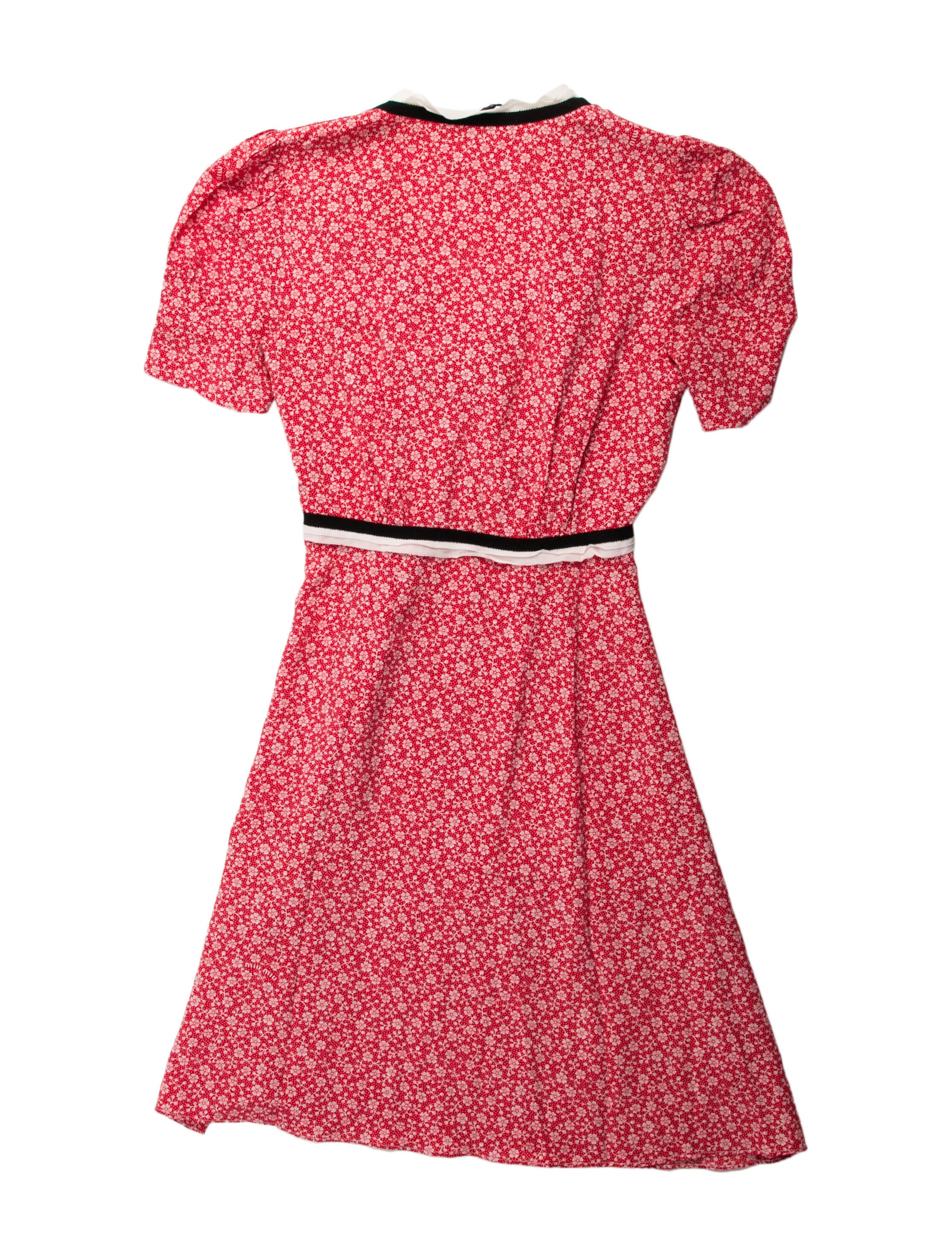 VIP【関税送料無料】希少 Miu Miu Mini Silk Dress Miu Miu Silk Mini Dress - Red Dresses, Clothing - MIU165191