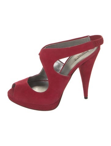 Miu Sandals Suede Slingback IT 38 | 8