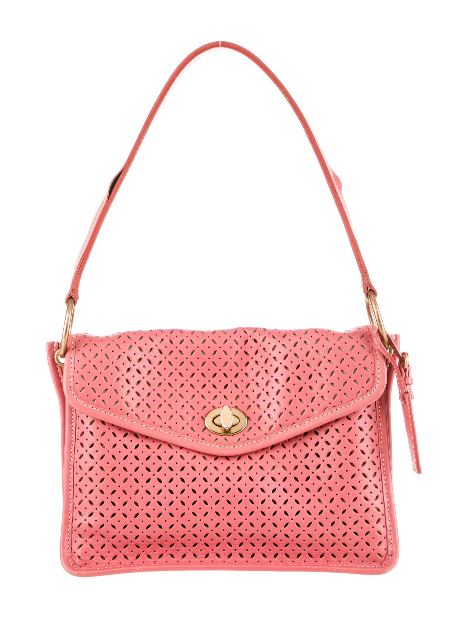 Miu Miu Leather Shoulder Bag Pink Shoulder Bags, Handbags MIU182901 The RealReal