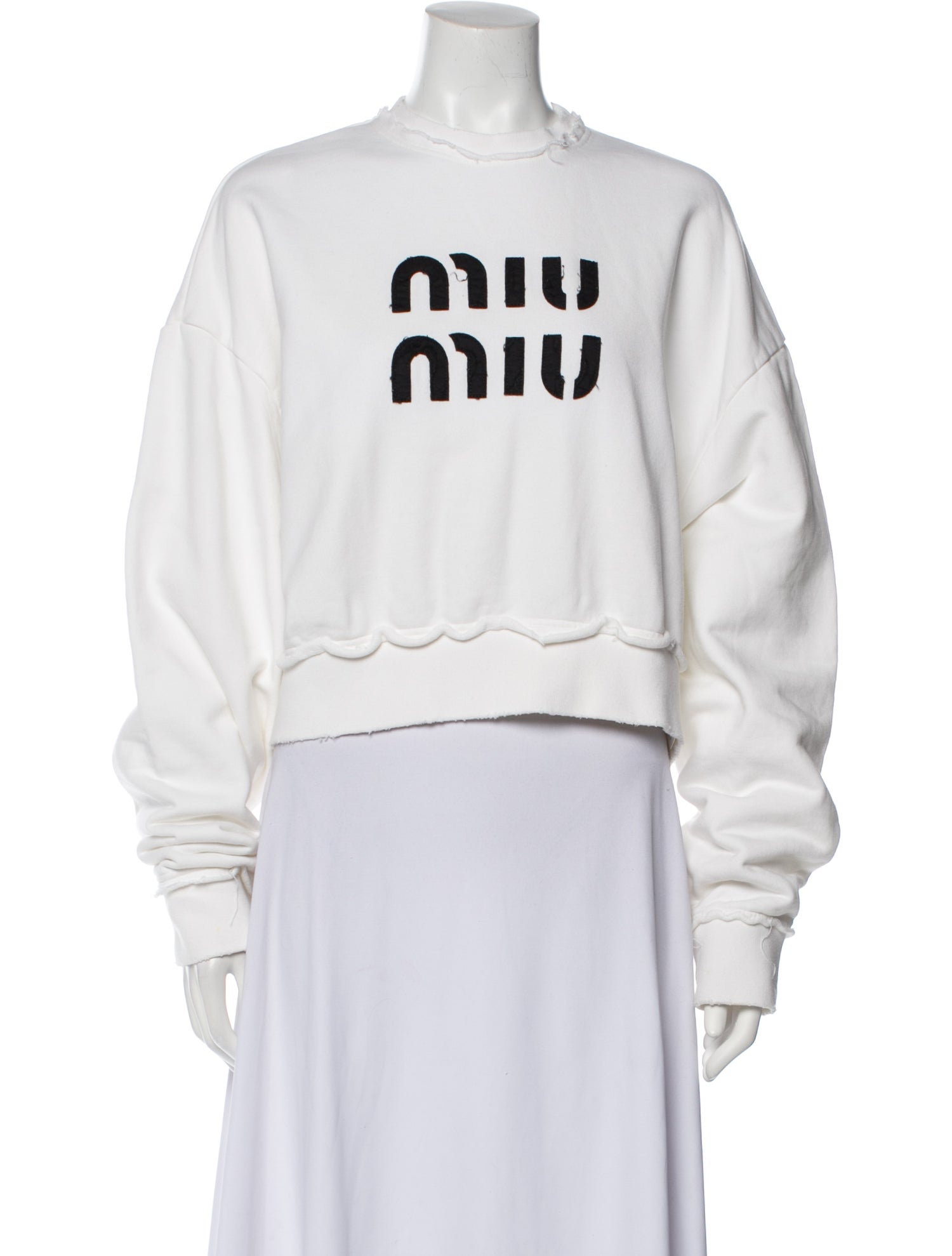 Miu Miu 2023 Graphic Print Sweatshirt