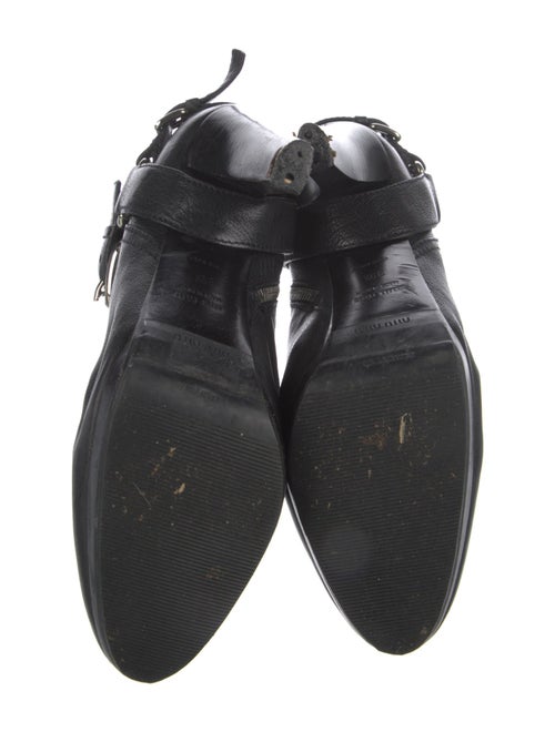 Miu Miu Leather Moto Boots
