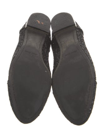 Miu Miu Glitter Crystal Embellishments Oxfords