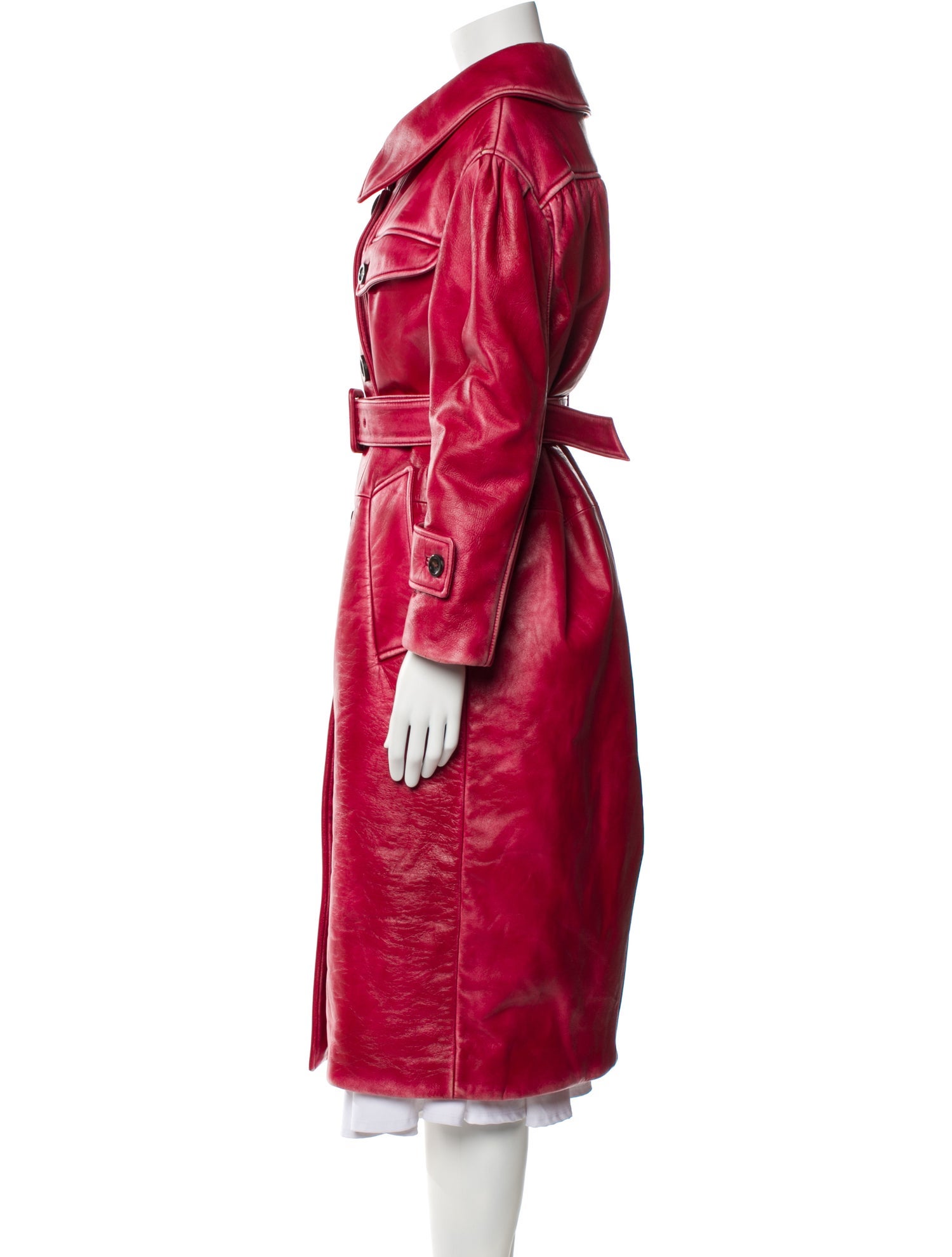 Miu Miu 2018 Lambskin Trench Coat w/ Tags