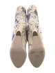 Miu Miu Canvas Floral Print Boots