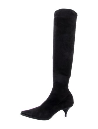 Miu Miu Suede Sock Boots